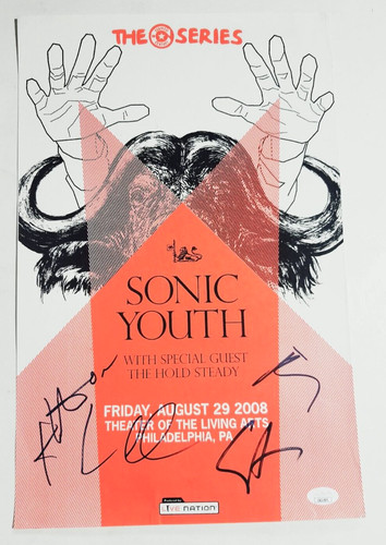 Sonic youth real hand signed - sonic,