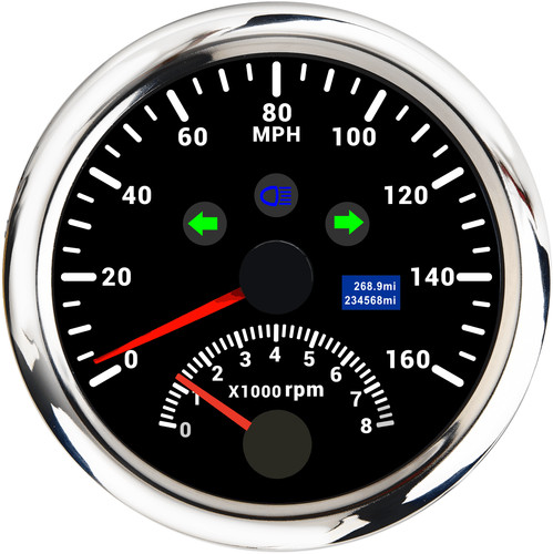 85mm gps speedometer 160mph - 85mm,