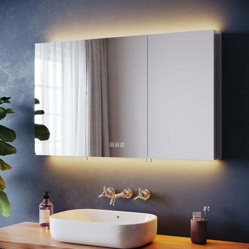 Led bathroom mirror cabinet - led,