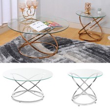 Round Tempered Glass Coffee