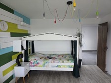 Play House Sleeper Bed, White