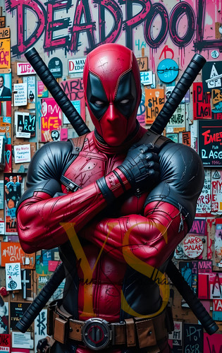 Marvel deadpool poster print - deadpool,