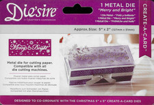 Crafter's Companion Merry & Bright cutting die for cardmaking, scrapbooking