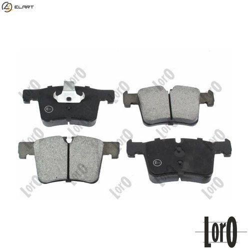 Brake pad set - pad,
