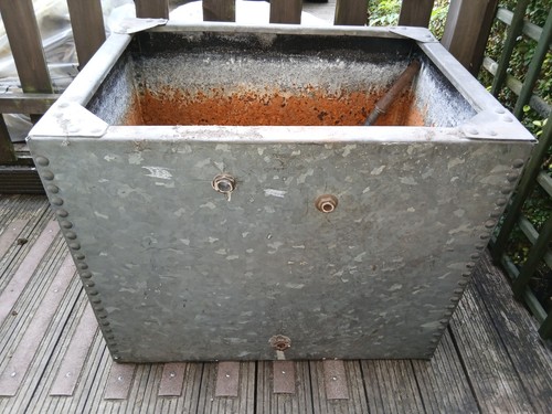 Vintage galvanised riveted - vintage,