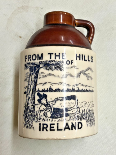 Vintage irish whiskey pottery - irish,