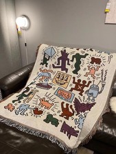 Graffiti Color Woven Tapestry