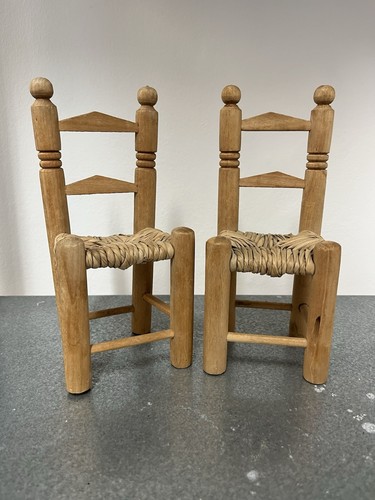 Pair vintage wooden thrush - pair, of