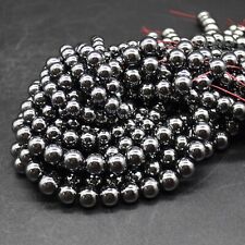 Hematite Round Beads - 4mm 6mm