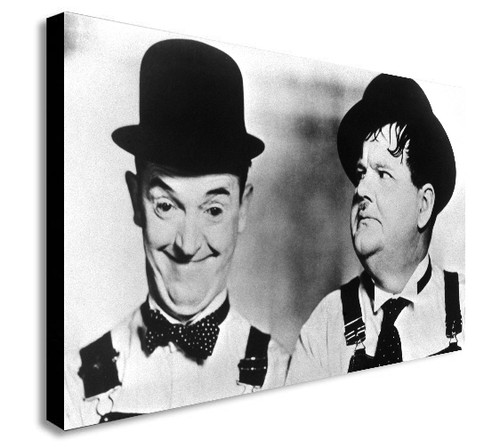 Laurel and hardy canvas wall - laurel,