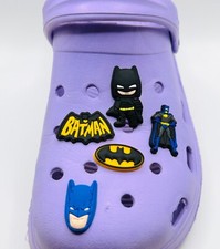 Batman Charms Fits Crocs SET OF 5 Shoe Clog Charms Real UK Seller ??