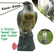 Garden Fake Eagle Hunting Decoy Bird Pigeon Scarer Pest Deterrent Outdoor 40cm