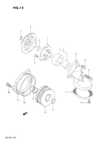Suzuki genuine ring - ring, x