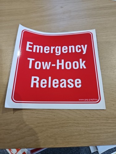 Emergency tow hook release - emergency,