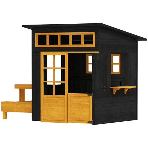 Wooden kids outdoor playhouse - outdoor,