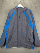 Adidas Reversible Jacket Size Large - XL Vintage 2005 Full Zip Hoodie Logo Blue
