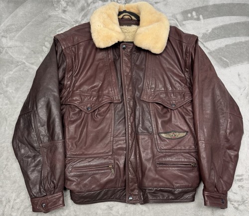 Vintage shearling bomber - vintage,