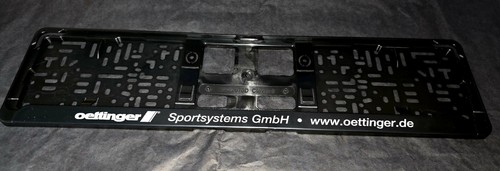 Genuine oettinger number plate - genuine,