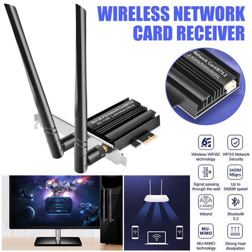 Pci wifi gaming adapter - wifi, 6e