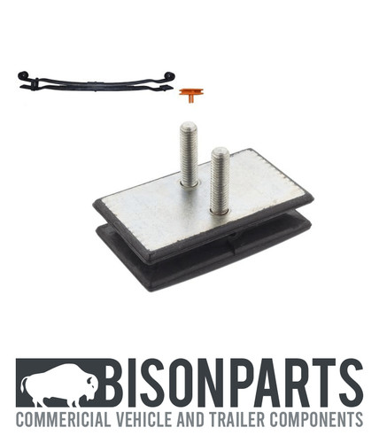 Rear suspension leaf - "rear,