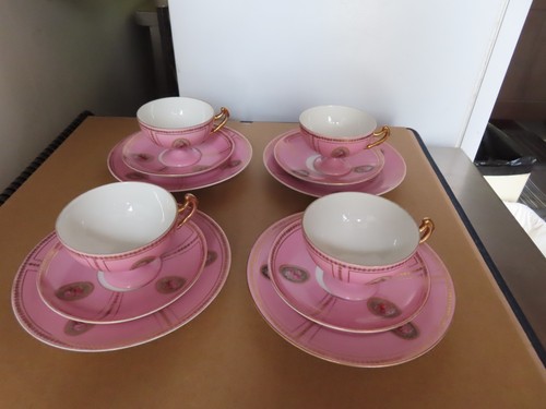 Four vintage trios art - ,