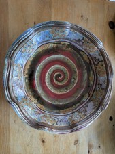 Large Studio Pottery  Footed