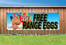 FREE RANGE EGGS SOLD HERE PVC