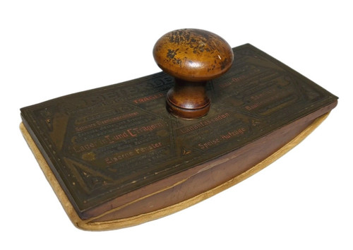 Vintage rocker ink blotter - rocker,