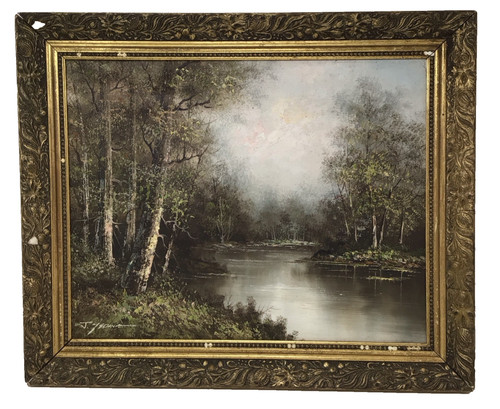 Vintage oil and - vintage,