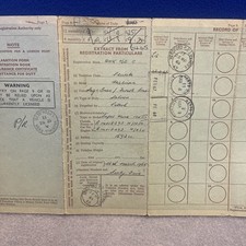 HILLMAN SUPER MINX MK3 1965 CLASSIC VINTAGE RF60 LOGBOOK MEMORABILIA