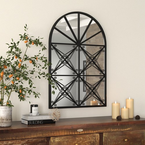 Arched window pane mirror - arched,