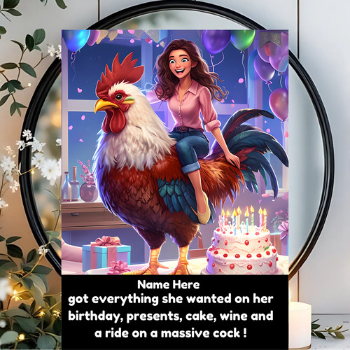Funny rude personalised - rude,