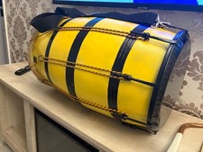 Punjabi Dhol For Sale No Damage Comes With 1 Pair Of Sticks And Bag.