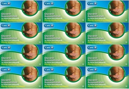 Care glycerin suppositories - glycerin,