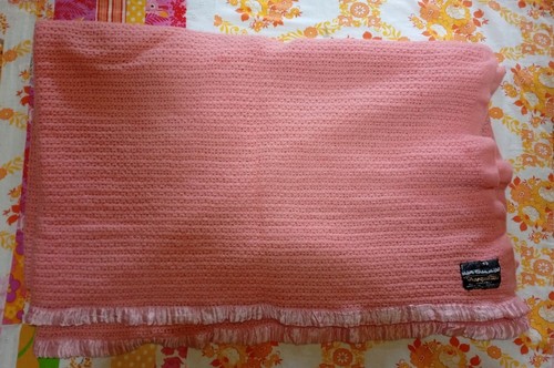 Vintage 50s 60s pink cellular - vintage,