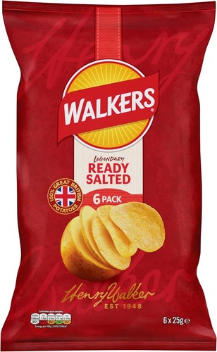 Walkers ready salted - salted, multipack