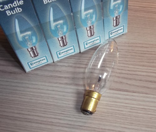 Crompton 40w clear small - 8x,