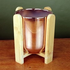 Gold Ceramic Planter Bamboo