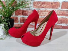 ZARA RED PARTY SHOES UK 6 EU