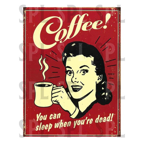Mini metal tin sign - sign, plaque
