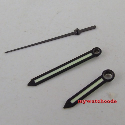 Parnis black watch hands - parnis,