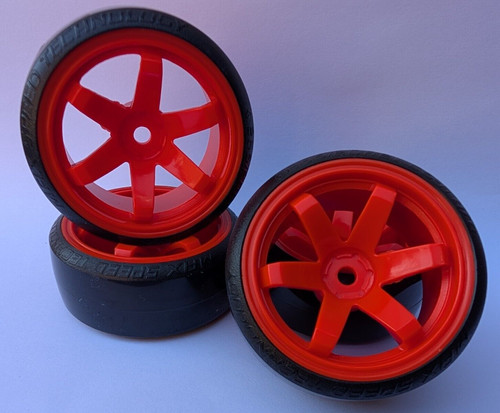 Drift car wheels and - 1/10,