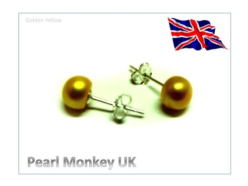Genuine freshwater pearl - genuine, stud