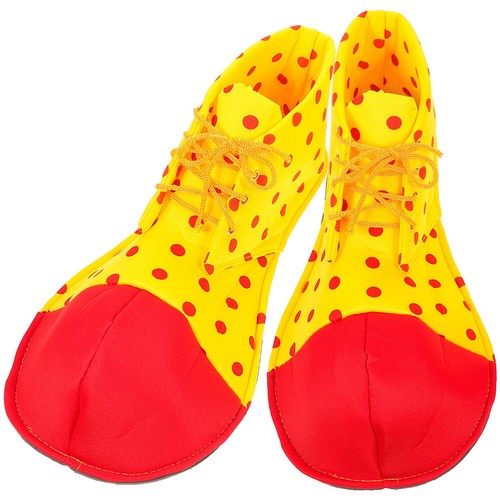 Pair clown cosplay shoes - 1,