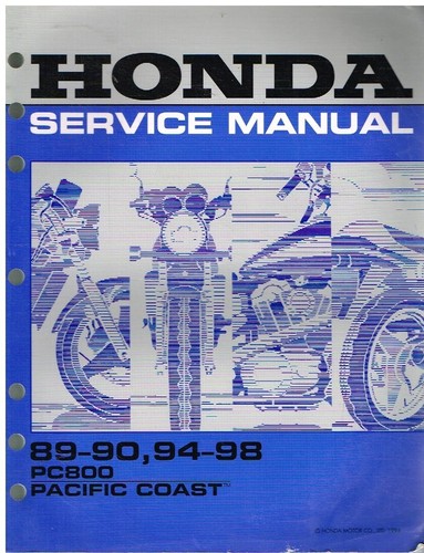Honda pc800 pacific coast - pc800,