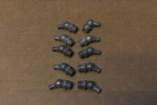10 x Angled Grease Nipples ,Threaded 1/8" BSP, British Standard Pipe Thread