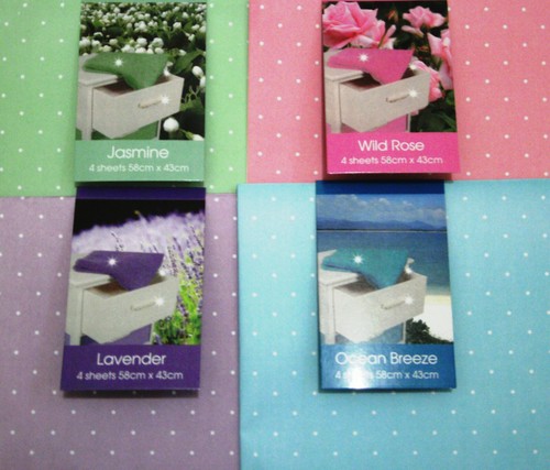 Scented drawer liner sheets - drawer,