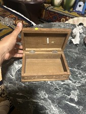 vintage wooden storage box
