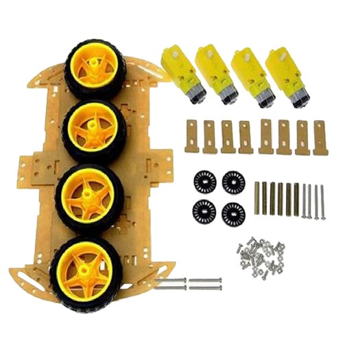 Motor robot car chassis diy - robot,