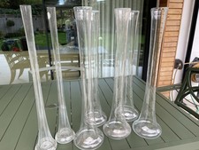 6 Beautiful Tall Glass Vases for Flowers Home Decor